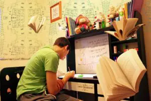 Student Studying